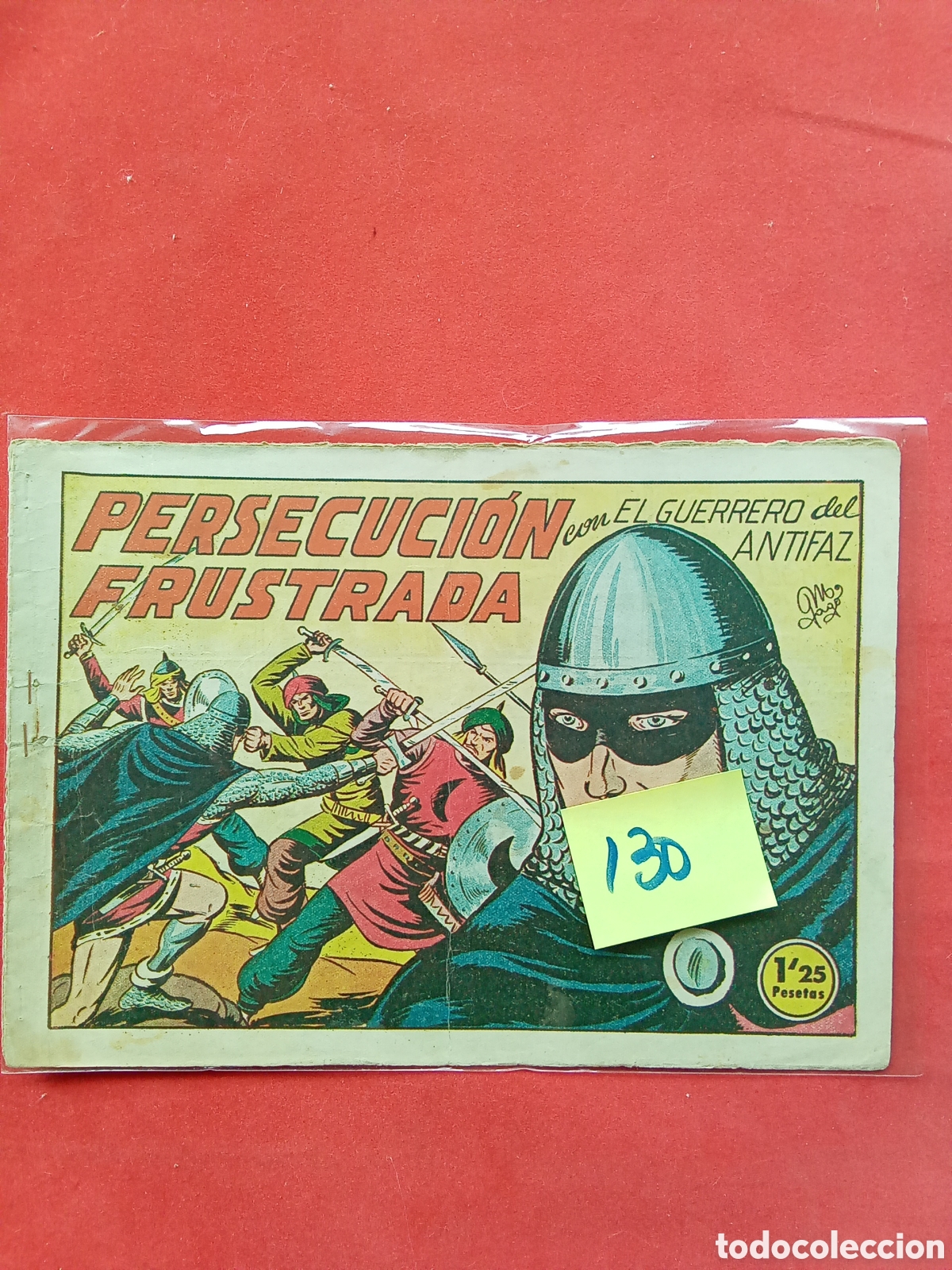 Livros de Banda Desenhada: GUERRERO DEL ANTIFAZ. 130. ORIGINAL . ED. VALENCIANA. .AUTOR : M.GAGO