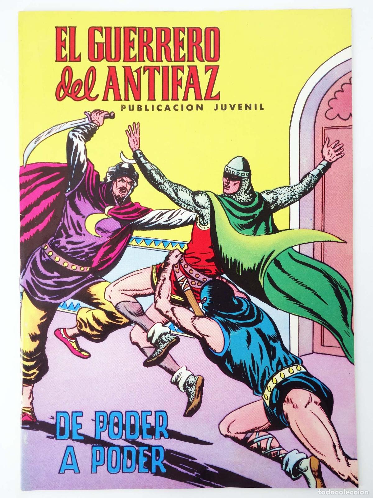 Tebeos: EL GUERRERO DEL ANTIFAZ 30. DE PODER A PODER (M. Gago) Valenciana, 1973. BE - Foto 1
