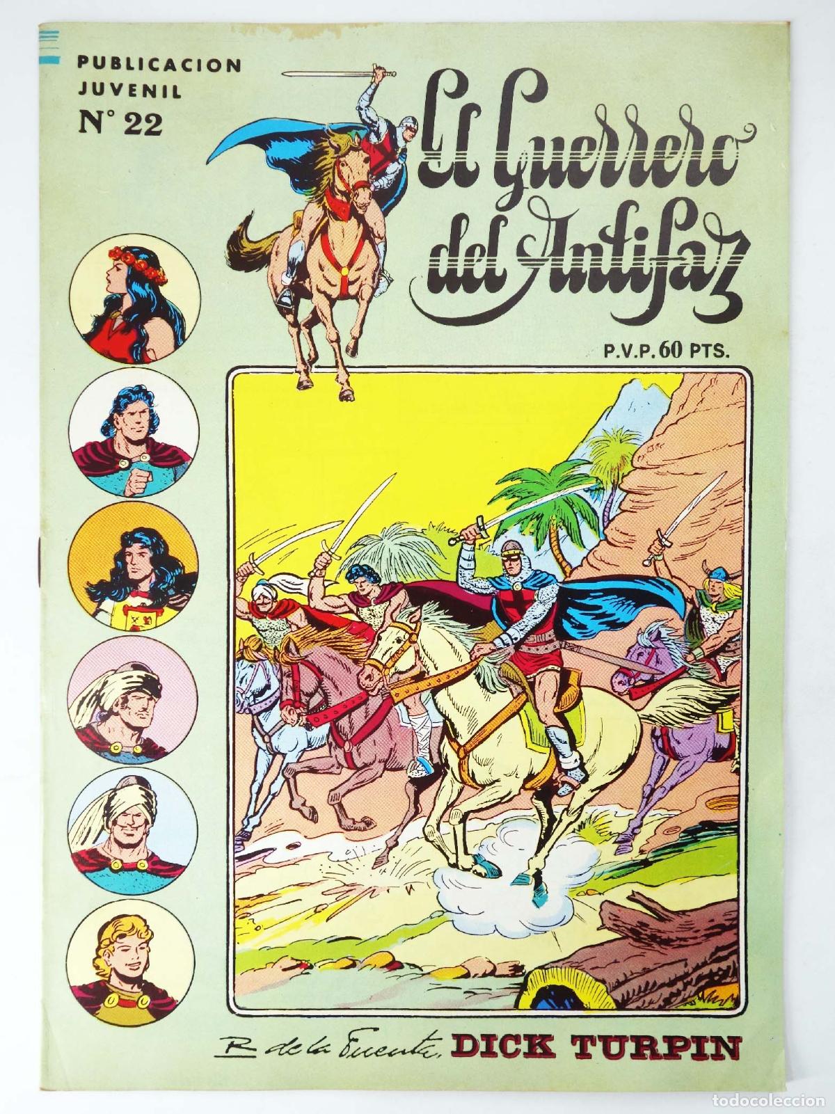 Comics: EL GUERRERO DEL ANTIFAZ - SERIE INEDITA 22. EL VENDEDOR DE ESCLAVAS (M. Gago) Valenciana, 1984