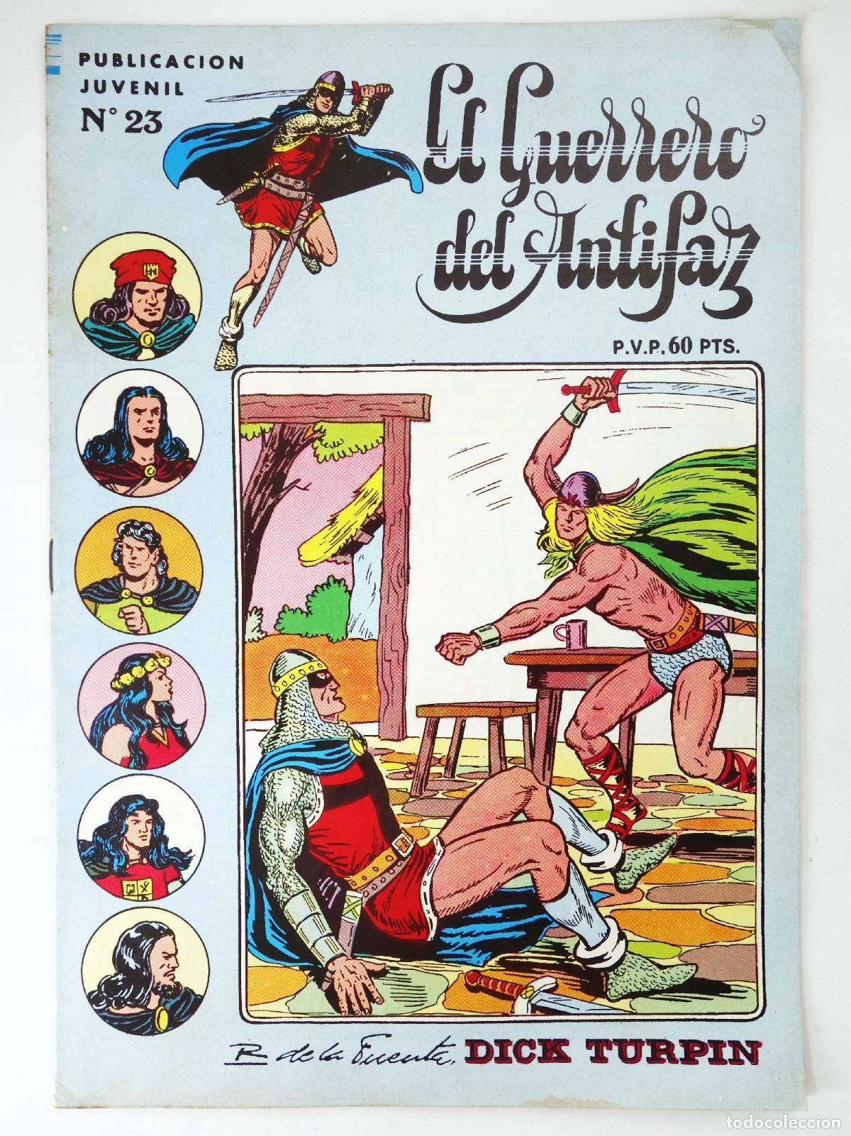 Comics: EL GUERRERO DEL ANTIFAZ - SERIE INEDITA 23. EL CAPIT&Aacute;N BITESTA (M. Gago) Valenciana, 1984