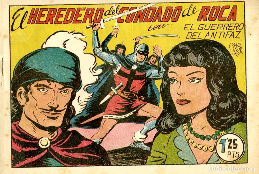Livros de Banda Desenhada: El Guerreo del Antifaz / El Heredero del Condado de Roca / 1945 / N.138 (A6)