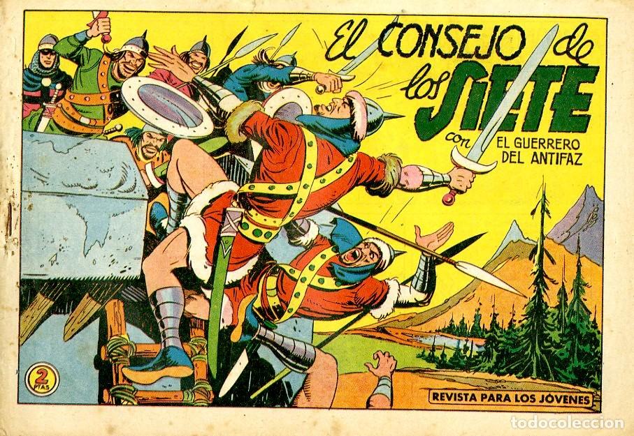 Tebeos: El Guerreo del Antifaz / El Consejo de los Siete / 1945 / N.477 (A4)