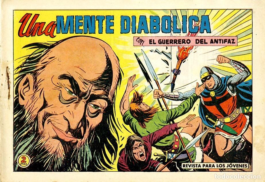 Livros de Banda Desenhada: El Guerreo del Antifaz / Una Mente Diabolica / 1945 / N.482 (A6)