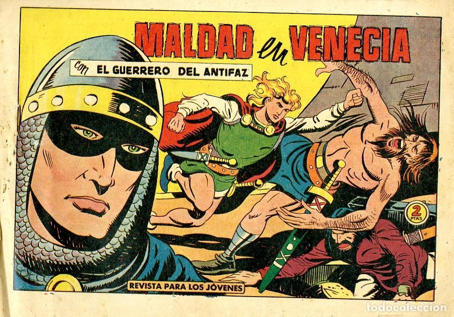 Livros de Banda Desenhada: El Guerreo del Antifaz / Maldad en Venecia / 1945 / N.474 (A6)