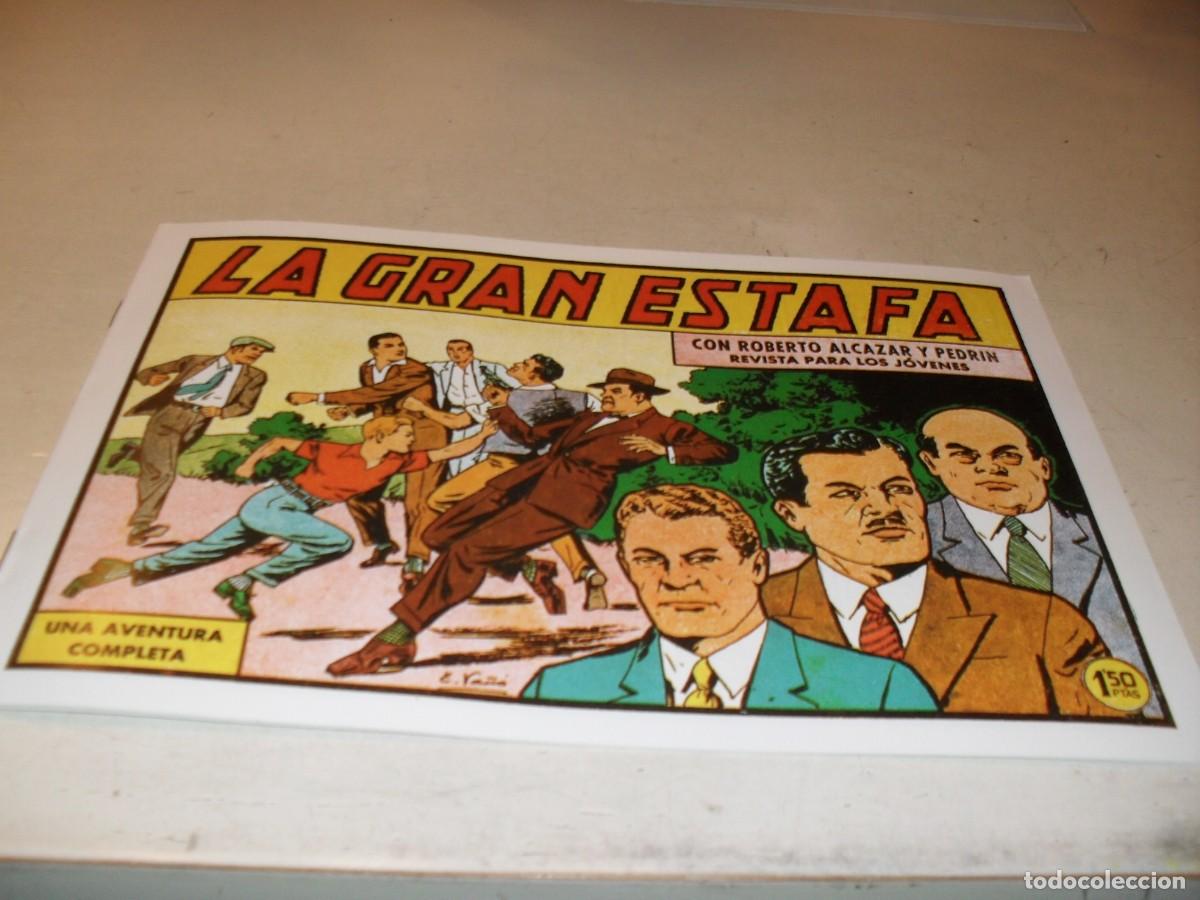 Livros de Banda Desenhada: (FACSIMIL)ROBERTO ALCAZAR 397 LA GRAN ESTAFA,(DE 1219).VALENCIANA,1940.DE KIOSKO