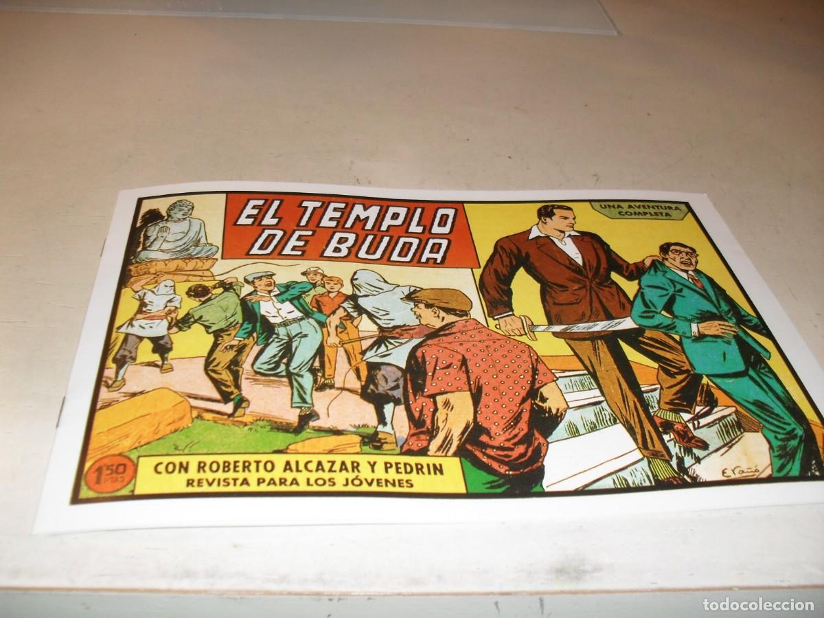 Tebeos: (FACSIMIL)ROBERTO ALCAZAR 395 EL TEMPLO DE BUDA,(DE 1219).VALENCIANA,1940.DE KIOSKO
