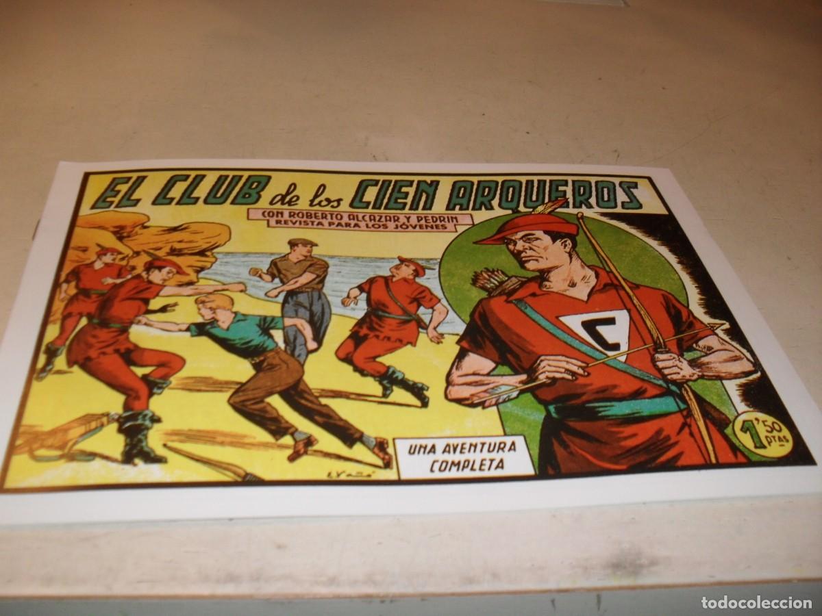 Comics: (FACSIMIL)ROBERTO ALCAZAR 386 EL CLUB DE LOS 100 ARQUEROS,(DE 1219).VALENCIANA,1940.DE KIOSKO