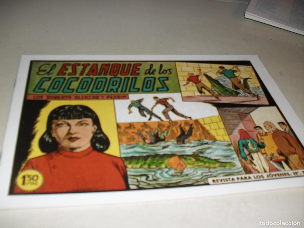 Livros de Banda Desenhada: (FACSIMIL)ROBERTO ALCAZAR 363 EL ESTANQUE DE LOS COCODRILOS,(DE 1219).VALENCIANA,1940.DE KIOSKO