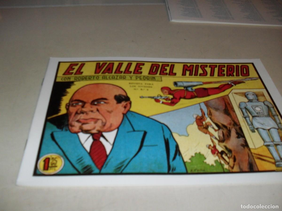 Livros de Banda Desenhada: (FACSIMIL)ROBERTO ALCAZAR 354 EL VALLE DEL MISTERIO,(DE 1219).VALENCIANA,1940.DE KIOSKO