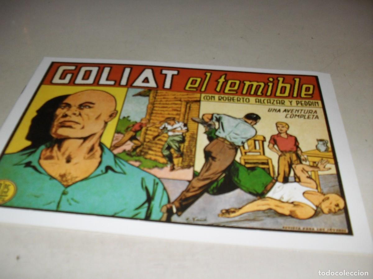 Tebeos: (FACSIMIL)ROBERTO ALCAZAR 349 GOLIAT EL TEMIBLE,(DE 1219).VALENCIANA,1940.DE KIOSKO