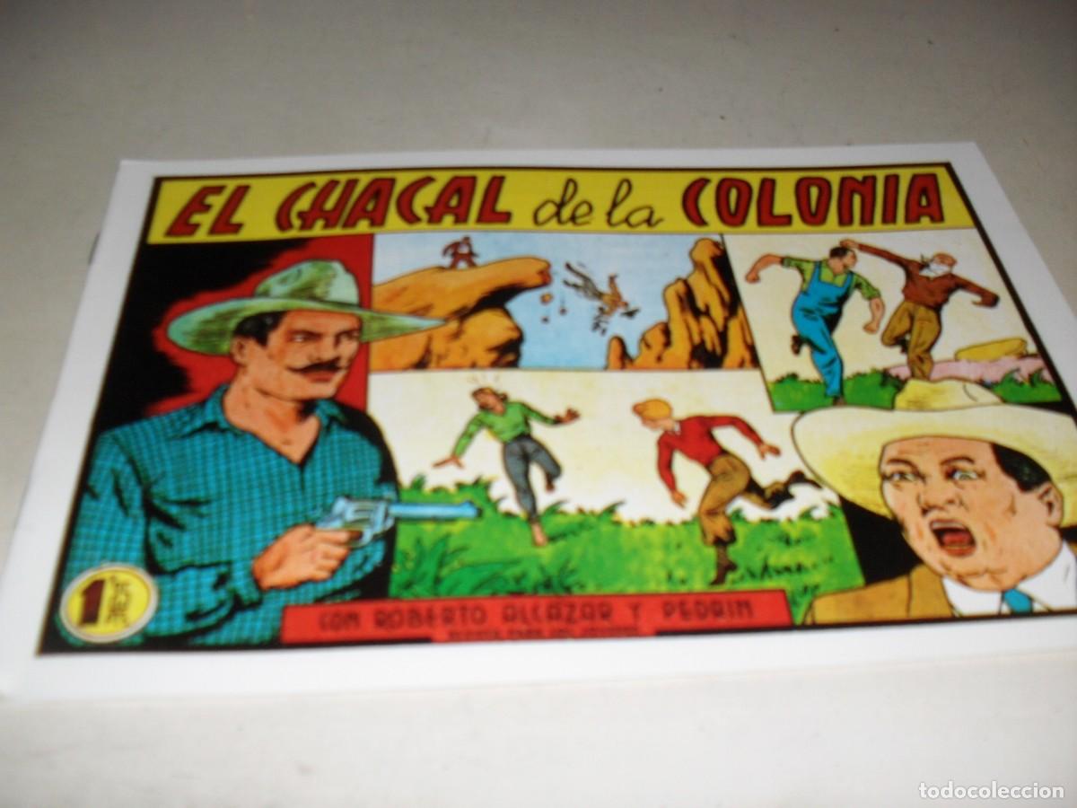 Livros de Banda Desenhada: (FACSIMIL)ROBERTO ALCAZAR 338 EL CHACAL DE LA COLONIA,(DE 1219).VALENCIANA,1940.DE KIOSKO