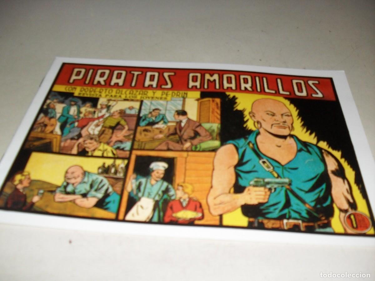 Livros de Banda Desenhada: (FACSIMIL)ROBERTO ALCAZAR 335 PIRATAS AMARILLOS,(DE 1219).VALENCIANA,1940.DE KIOSKO