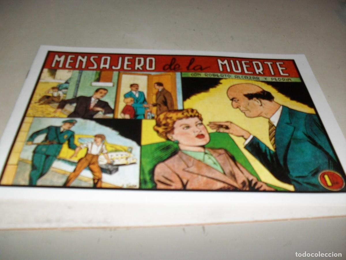 Livros de Banda Desenhada: (FACSIMIL)ROBERTO ALCAZAR 333 EL MENSAJERO DE LA MUERTE,(DE 1219).VALENCIANA,1940.DE KIOSKO