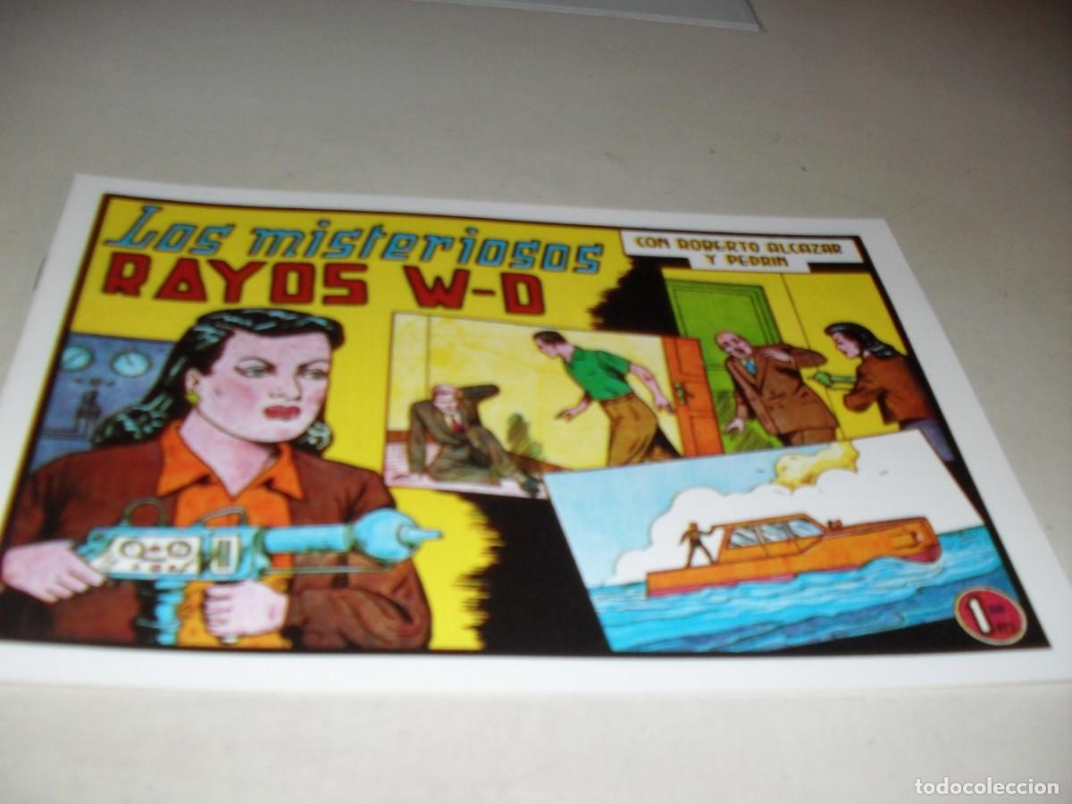 Comics: (FACSIMIL)ROBERTO ALCAZAR 327 LOS MISTERIOSOS RAYOS W-D,(DE 1219).VALENCIANA,1940.DE KIOSKO