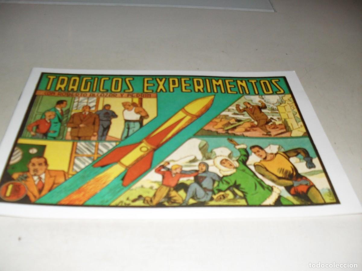 Comics: (FACSIMIL)ROBERTO ALCAZAR 322 TRAGICOS EXPERIMENTOS,(DE 1219).VALENCIANA,1940.DE KIOSKO