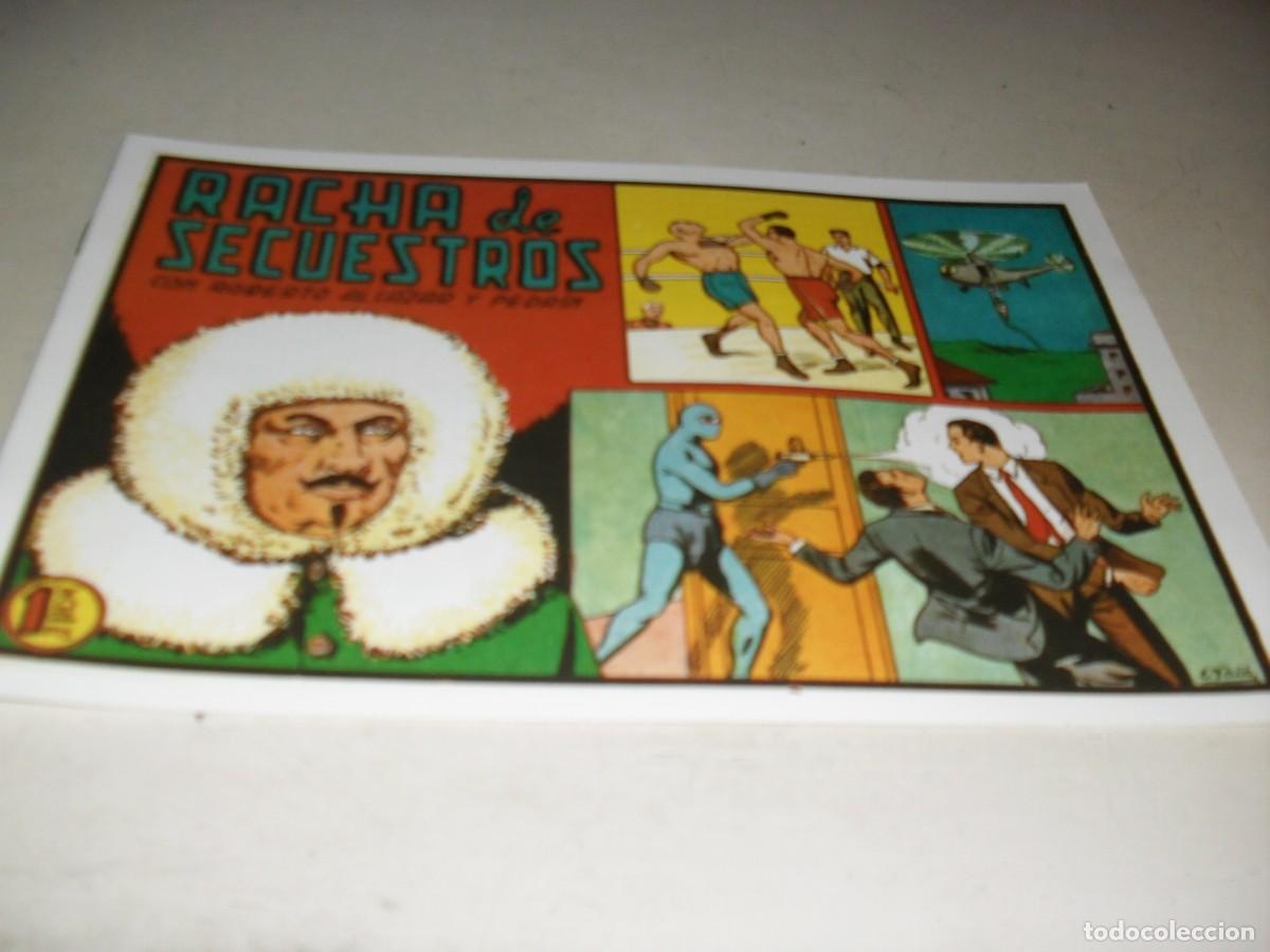 Livros de Banda Desenhada: (FACSIMIL)ROBERTO ALCAZAR 321 RACHA DE SECUESTROS,(DE 1219).VALENCIANA,1940.DE KIOSKO