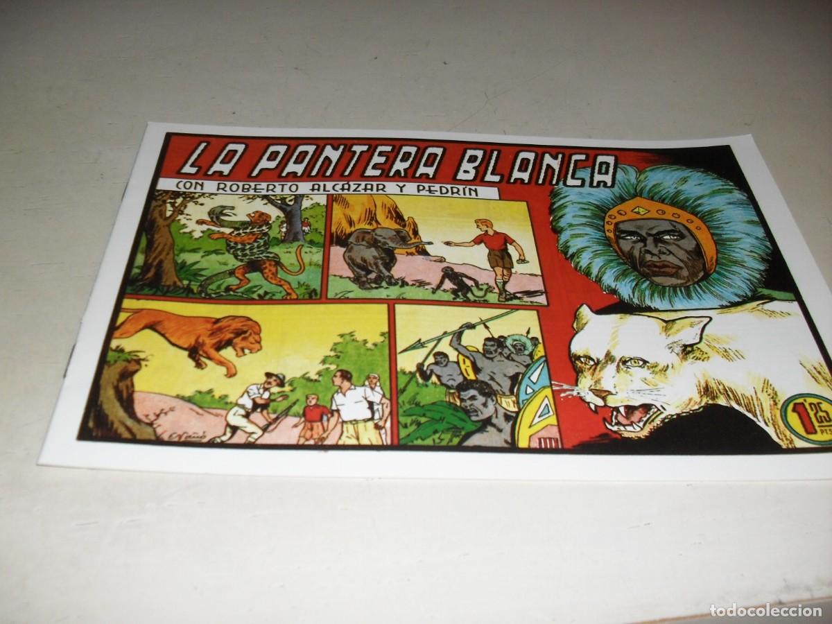Livros de Banda Desenhada: (FACSIMIL)ROBERTO ALCAZAR 320 LA PANTERA BLANCA,(DE 1219).VALENCIANA,1940.DE KIOSKO