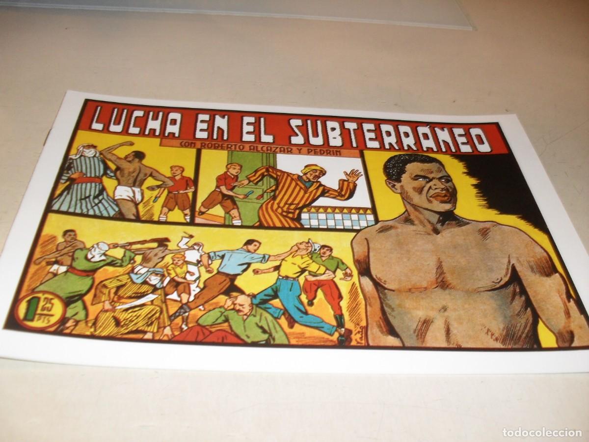 Livros de Banda Desenhada: (FACSIMIL)ROBERTO ALCAZAR 316 LUCHA EN EL SUBTERRANEO,(DE 1219).VALENCIANA,1940.DE KIOSKO