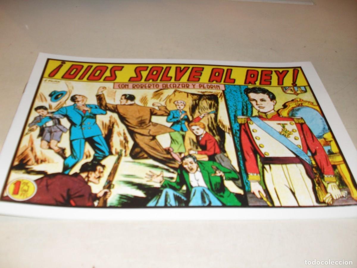 Livros de Banda Desenhada: (FACSIMIL)ROBERTO ALCAZAR 304 DIOS SALVE AL REY&iexcl;,(DE 1219).VALENCIANA,1940.DE KIOSKO