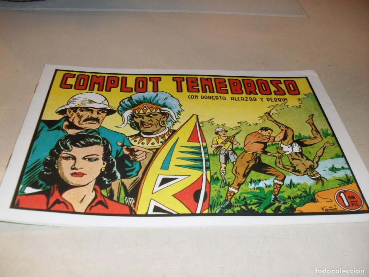 Livros de Banda Desenhada: (FACSIMIL)ROBERTO ALCAZAR 301 COMPLOT TENEBROSO,(DE 1219).VALENCIANA,1940.DE KIOSKO