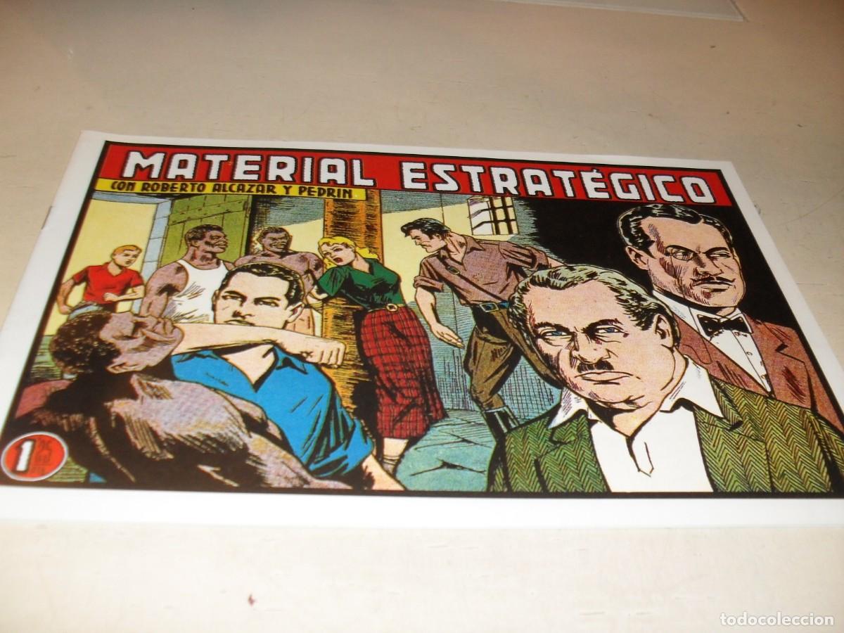 Comics: (FACSIMIL)ROBERTO ALCAZAR 285 MATERIAL ESTRATEGICO,(DE 1219).VALENCIANA,1940.DE KIOSKO