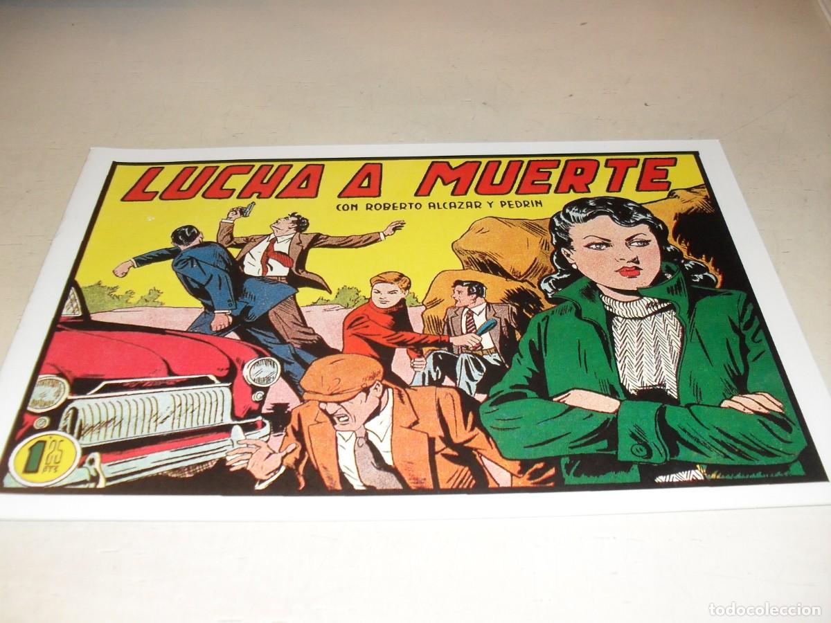 Comics: (FACSIMIL)ROBERTO ALCAZAR 279 LUCHA A MUERTE,(DE 1219).VALENCIANA,1940.DE KIOSKO