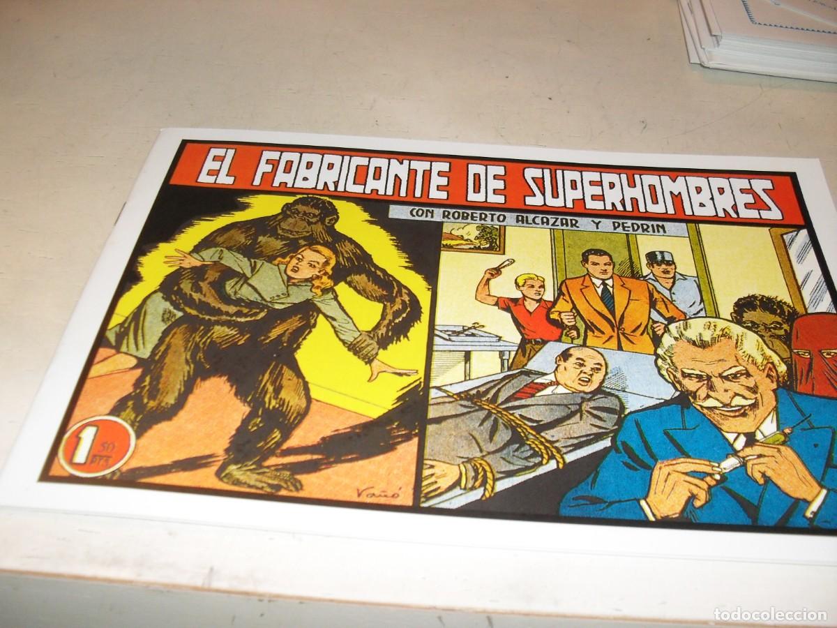 Tebeos: (FACSIMIL)ROBERTO ALCAZAR 263 EL FABRICANTE DE SUPERHOMBRES,(DE 1219).VALENCIANA,1940.DE KIOSKO
