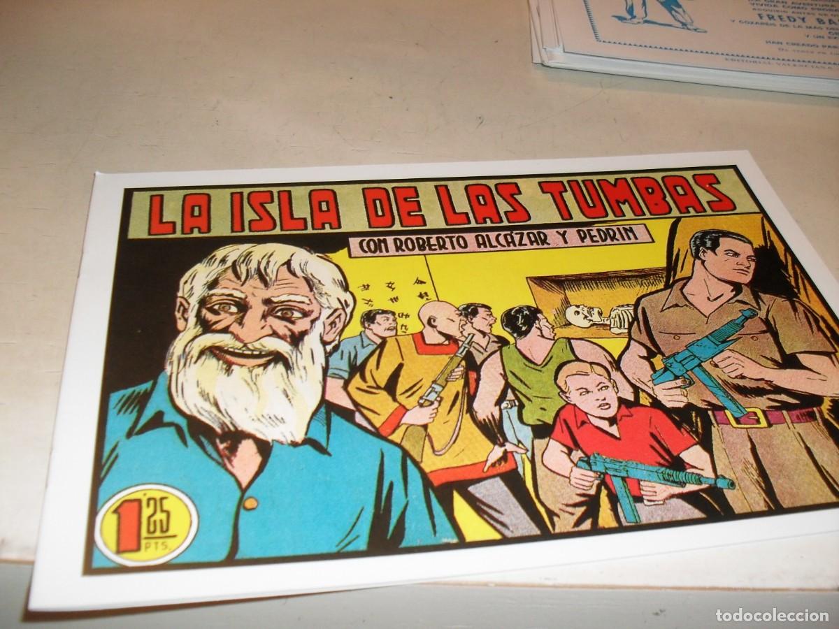 Tebeos: (FACSIMIL)ROBERTO ALCAZAR 256 LA ISLA DE LAS TUMBAS,(DE 1219).VALENCIANA,1940.DE KIOSKO