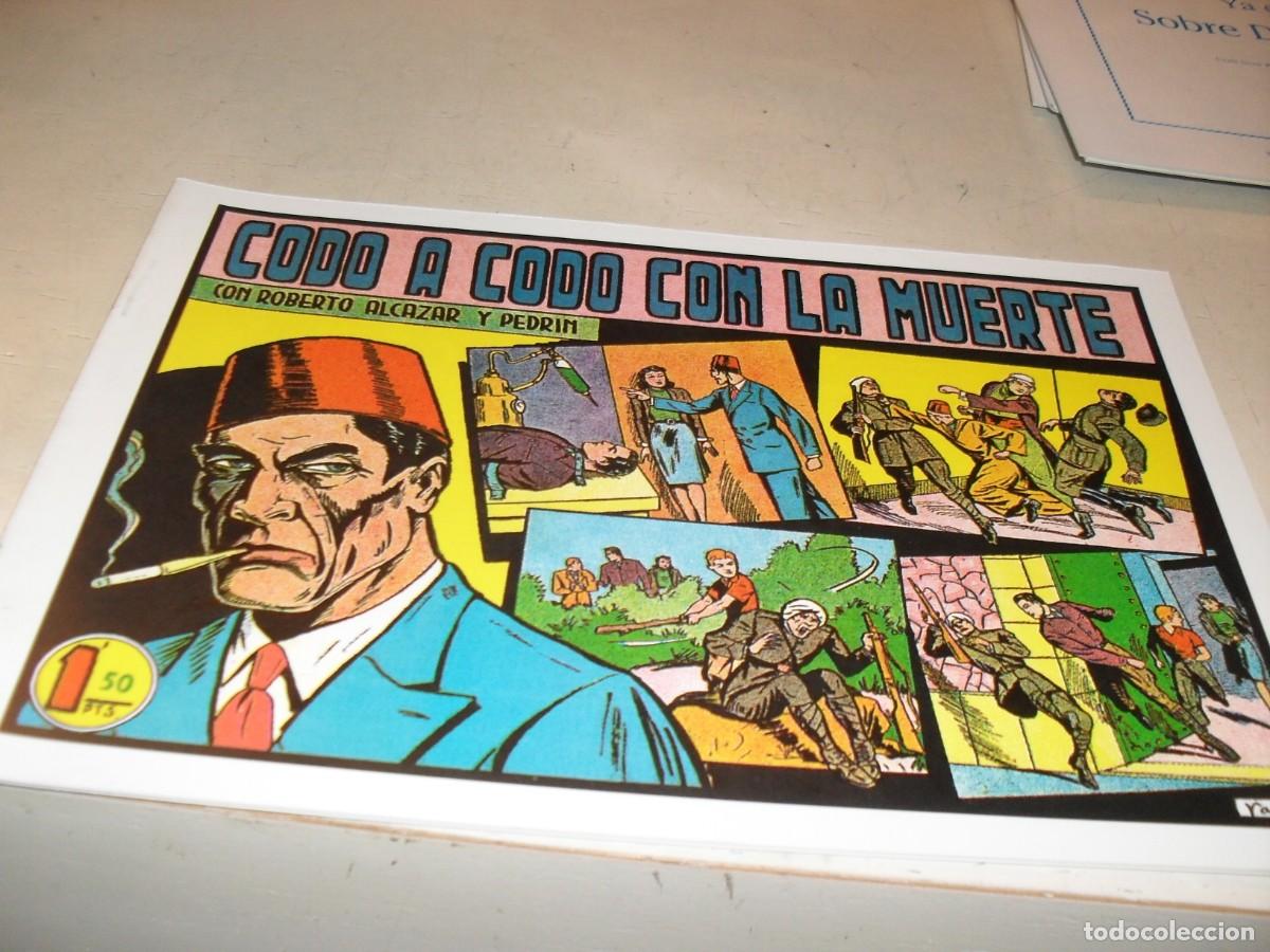 Tebeos: (FACSIMIL)ROBERTO ALCAZAR 250 CODO A CODO CON LA MUERTE,(DE 1219).VALENCIANA,1940.DE KIOSKO