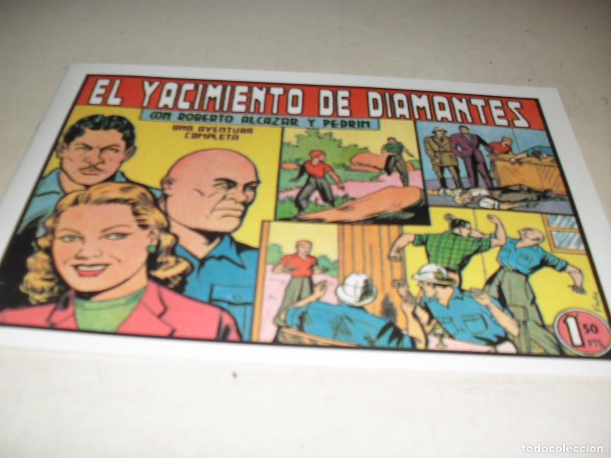 Tebeos: (FACSIMIL)ROBERTO ALCAZAR 237 EL YACIMIENTO DE DIAMANTES,(DE 1219).VALENCIANA,1940.DE KIOSKO