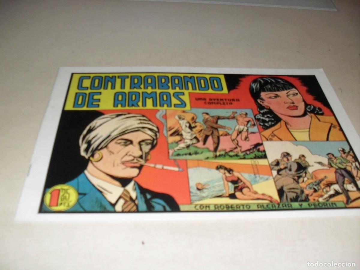 Comics: (FACSIMIL)ROBERTO ALCAZAR 229 CONTRABANDO DE ARMAS,(DE 1219).VALENCIANA,1940.DE KIOSKO