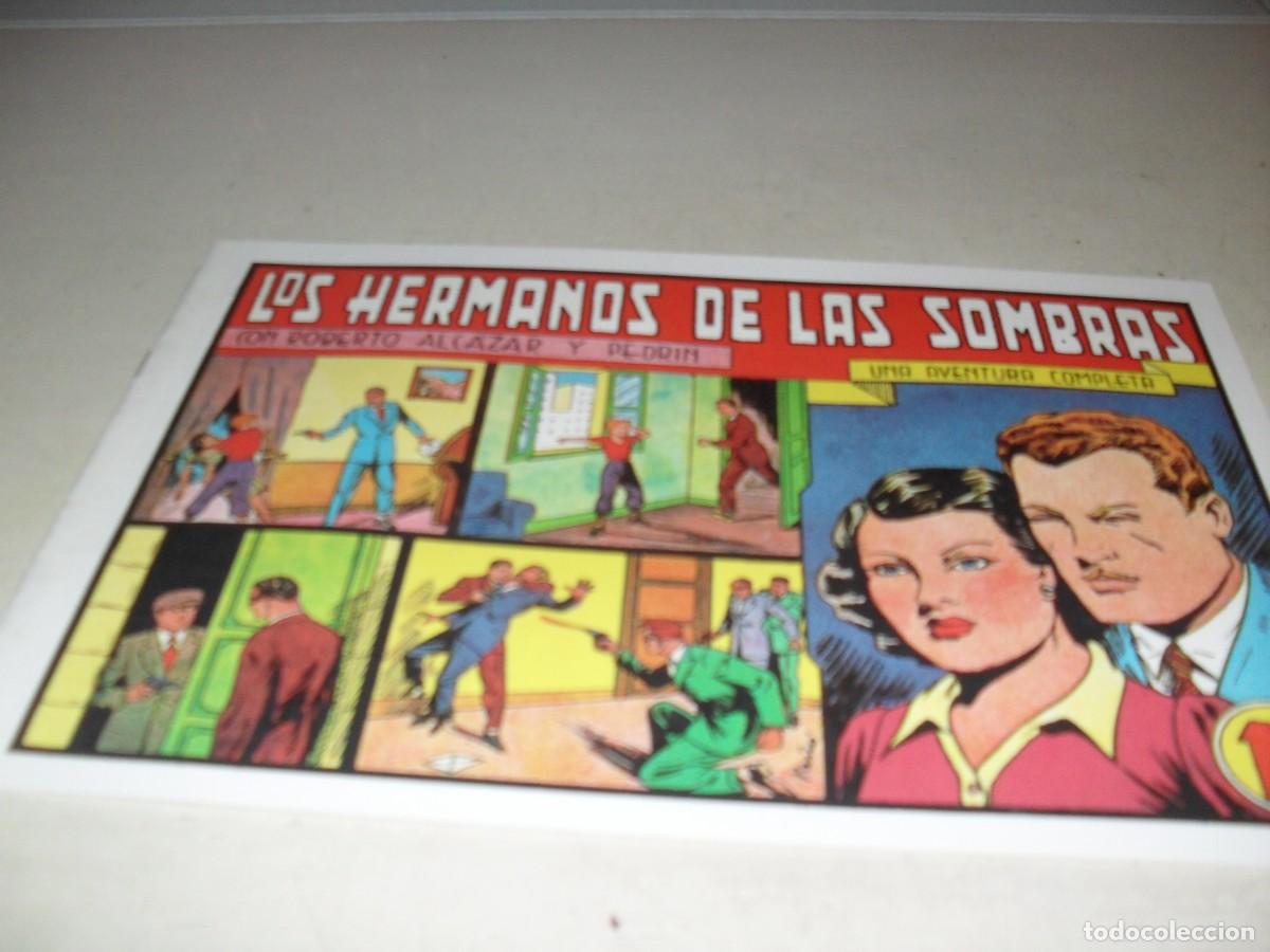 Comics: (FACSIMIL)ROBERTO ALCAZAR 200 LOS HERMANOS DE LAS SOMBRAS,(DE 1219).VALENCIANA,1940.DE KIOSKO