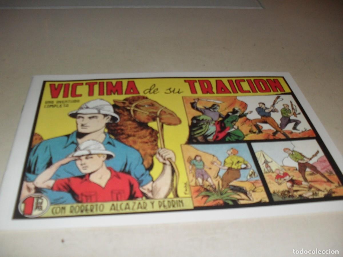 Comics: (FACSIMIL)ROBERTO ALCAZAR 185 VICTIMA DE SU TRAICION,(DE 1219).VALENCIANA,1940.DE KIOSKO