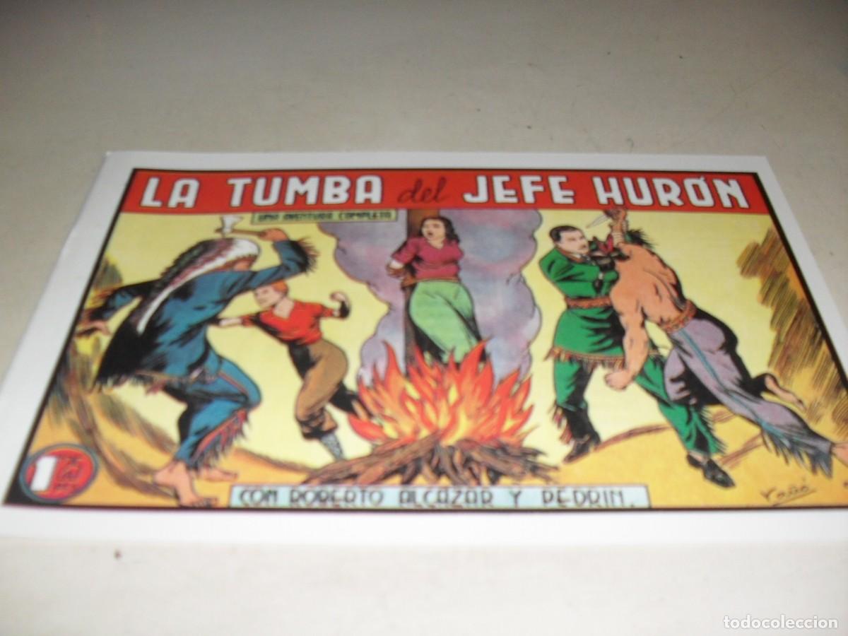 Tebeos: (FACSIMIL)ROBERTO ALCAZAR 179 LA TUMBA DEL JEFE HURON,(DE 1219).VALENCIANA,1940.DE KIOSKO