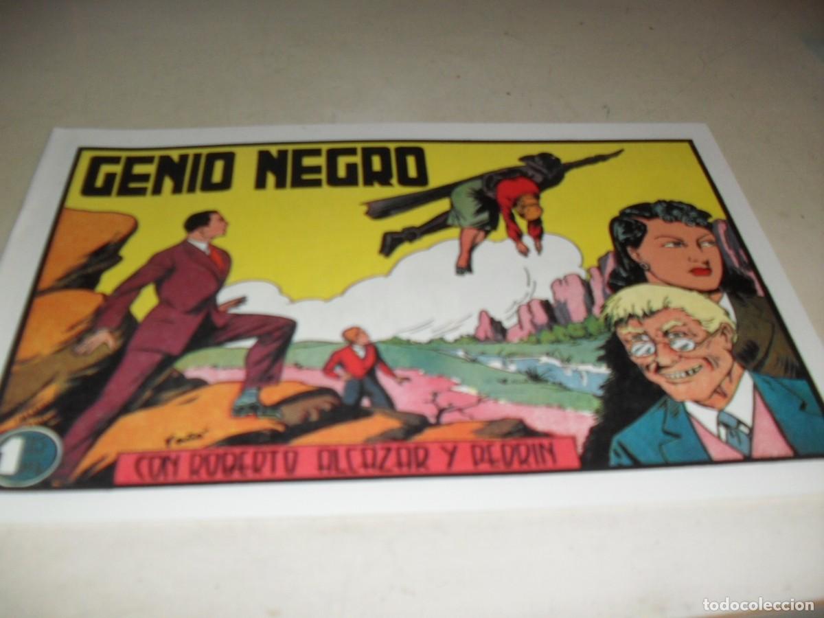 Tebeos: (FACSIMIL)ROBERTO ALCAZAR 177 GENIO NEGRO,(DE 1219).VALENCIANA,1940.DE KIOSKO