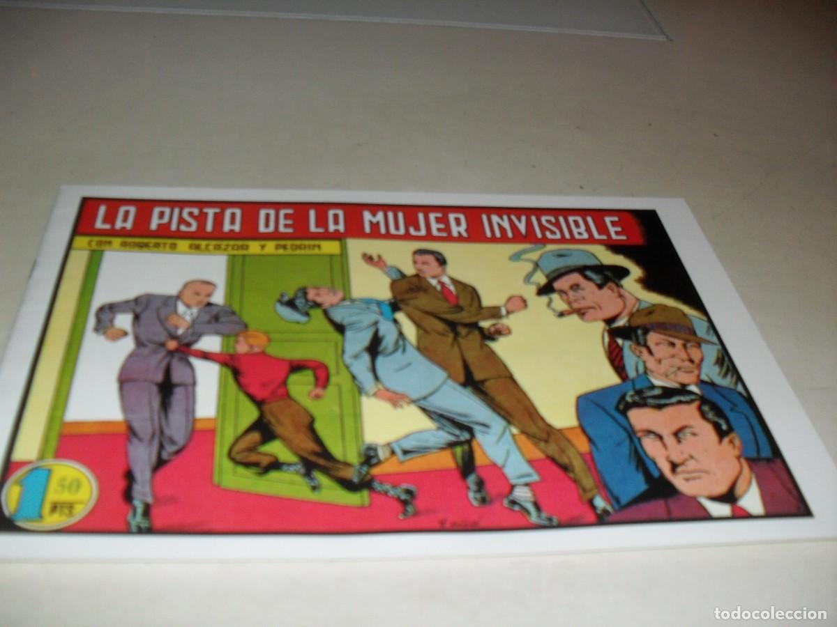 Tebeos: (FACSIMIL)ROBERTO ALCAZAR 166 LA PISTA DE LA MUJER INVISIBLE,(DE 1219).VALENCIANA,1940.DE KIOSKO