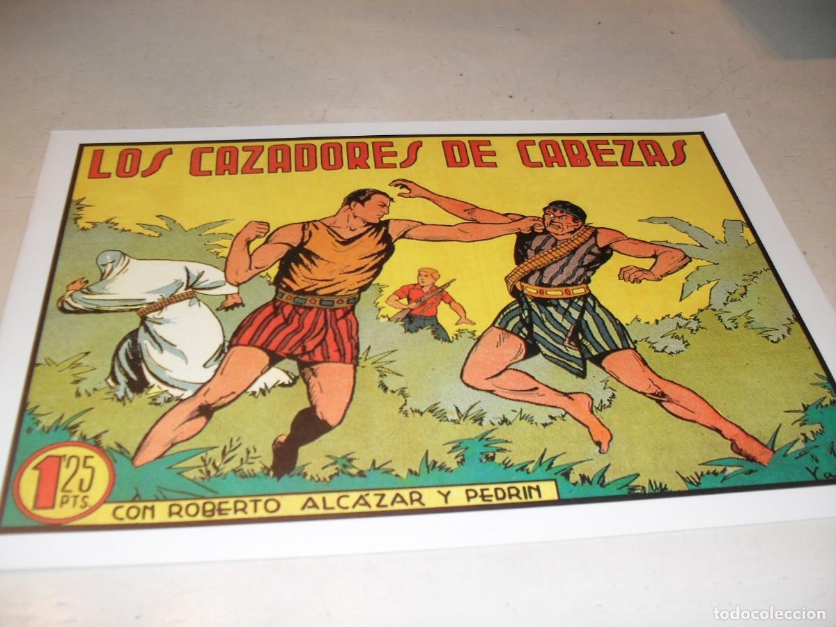 BDs: (FACSIMIL)ROBERTO ALCAZAR 146 LOS CAZADORES DE CABEZAS,(DE 1219).VALENCIANA,1940.DE KIOSKO