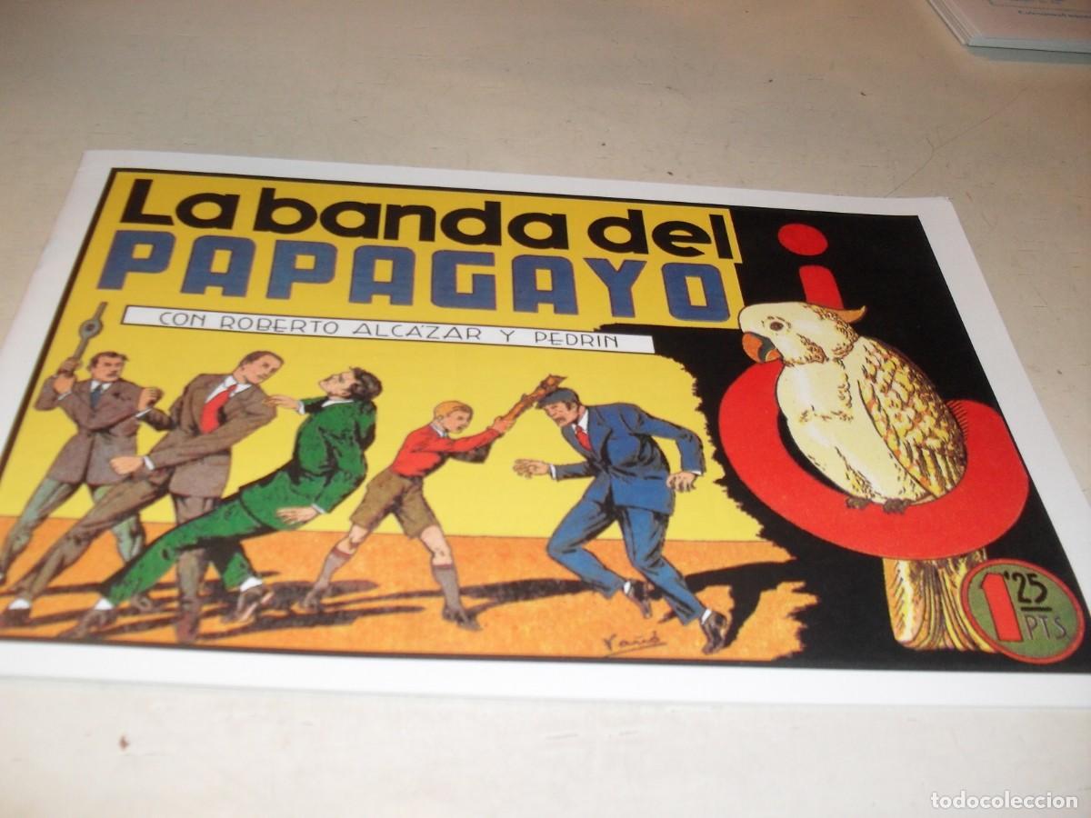 Tebeos: (FACSIMIL)ROBERTO ALCAZAR 133 LA BANDA DEL PAPAGAYO,(DE 1219).VALENCIANA,1940.DE KIOSKO