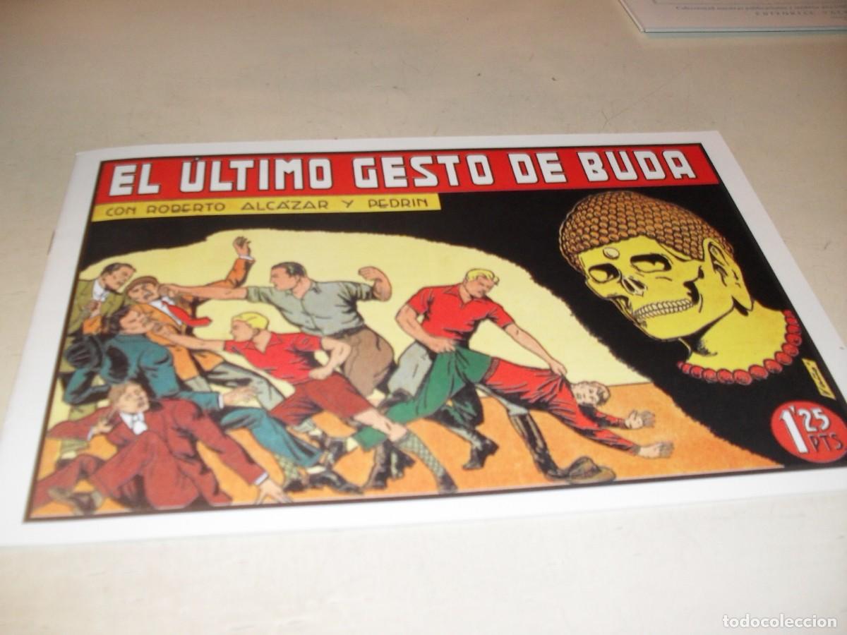 Tebeos: (FACSIMIL)ROBERTO ALCAZAR 128 EL ULTIMO GESTO DE BUDA,(DE 1219).VALENCIANA,1940.DE KIOSKO