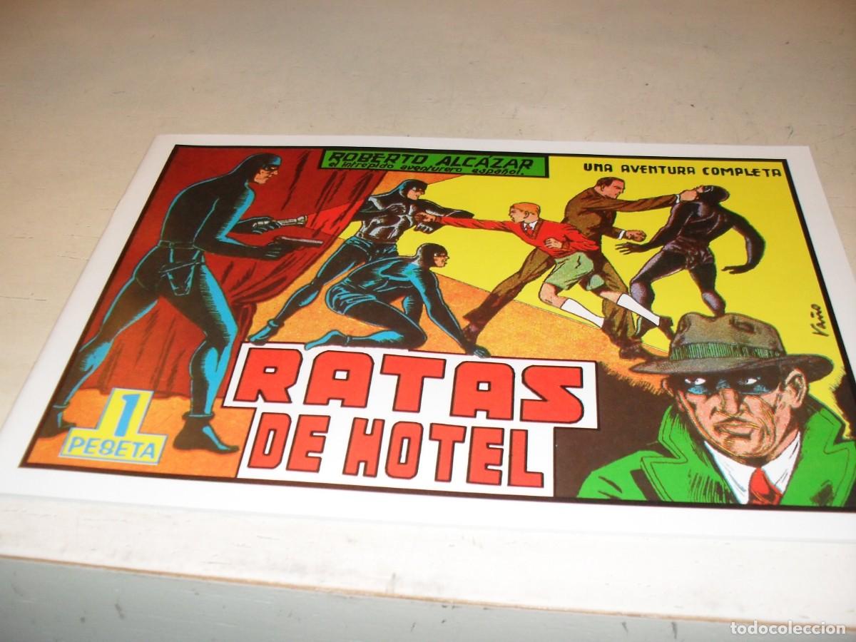 Livros de Banda Desenhada: (FACSIMIL)ROBERTO ALCAZAR 91 RATAS DE HOTEL,(DE 1219).VALENCIANA,1940.DE KIOSKO