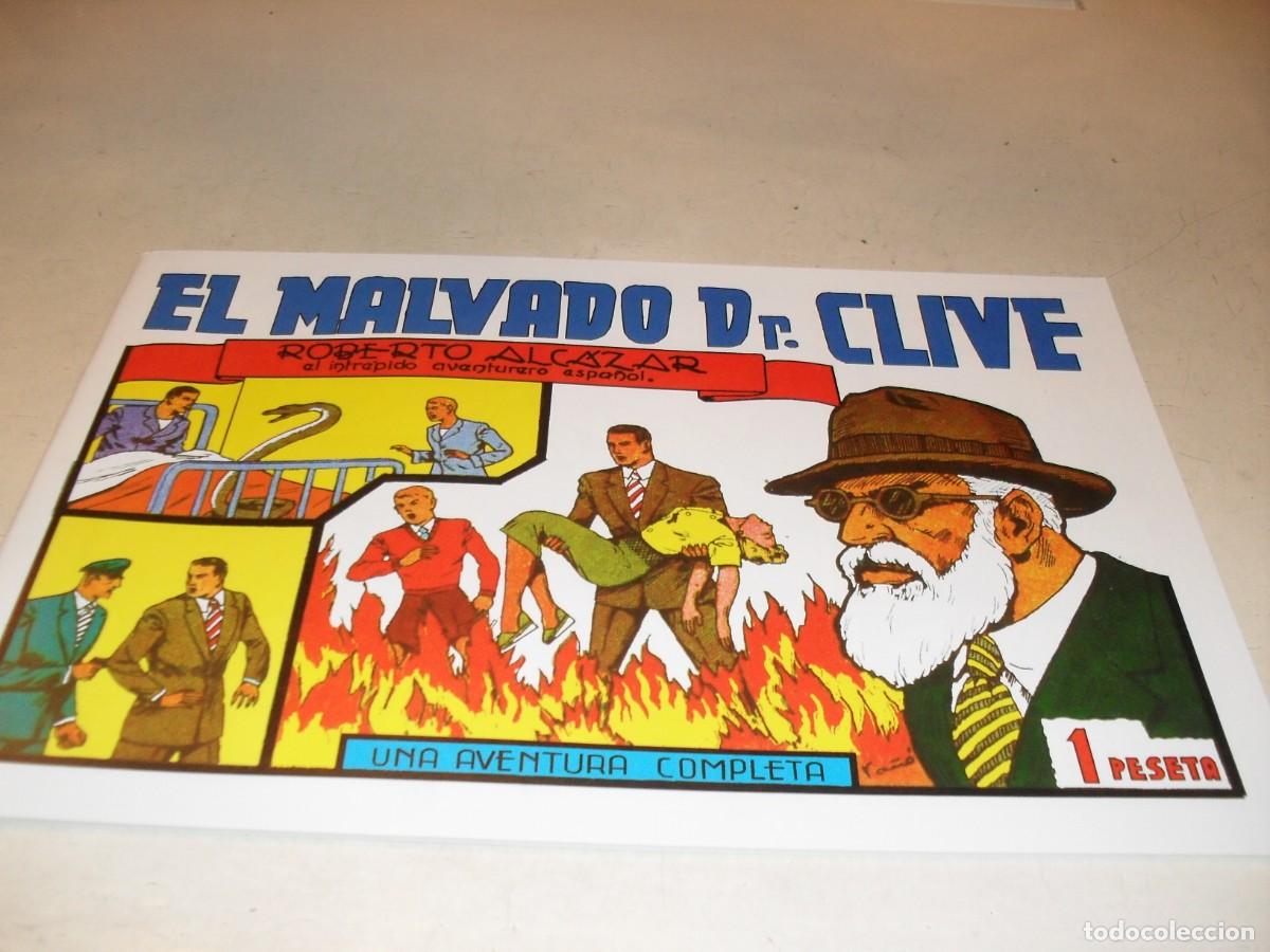 Livros de Banda Desenhada: (FACSIMIL)ROBERTO ALCAZAR 84 EL MALVADO DR.CLIVE,(DE 1219).VALENCIANA,1940.DE KIOSKO
