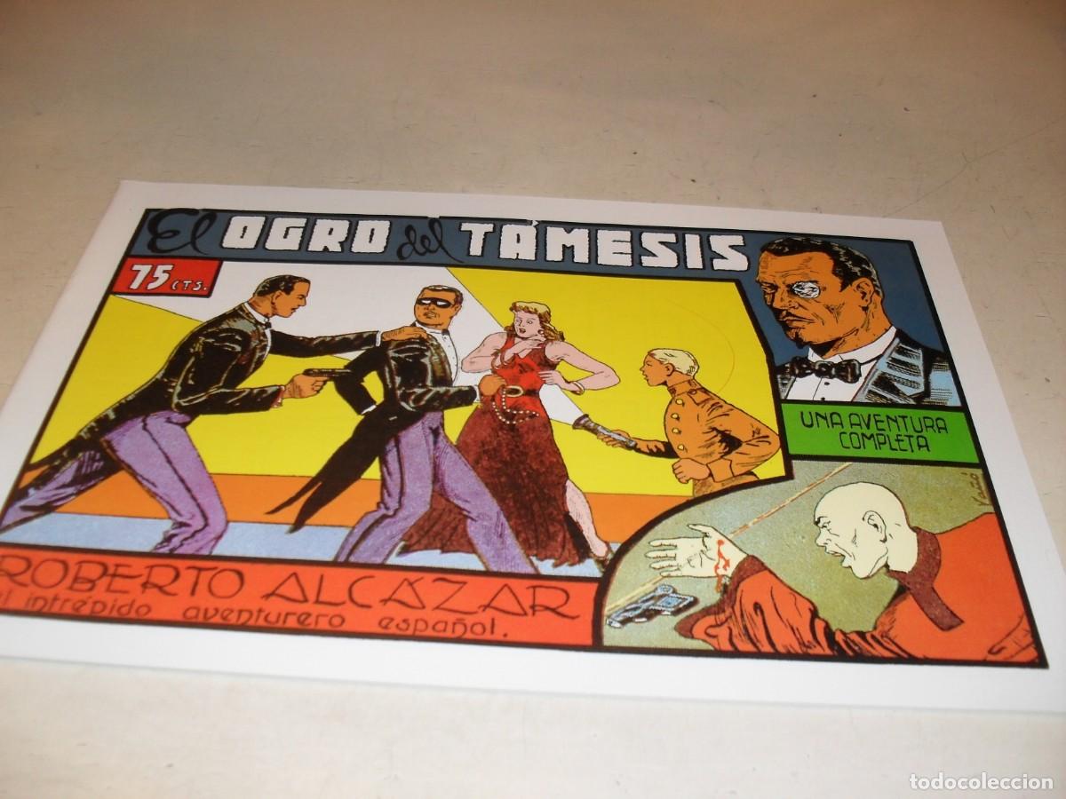 Livros de Banda Desenhada: (FACSIMIL)ROBERTO ALCAZAR 78 EL OGRO DEL TAMESIS,(DE 1219).VALENCIANA,1940.DE KIOSKO