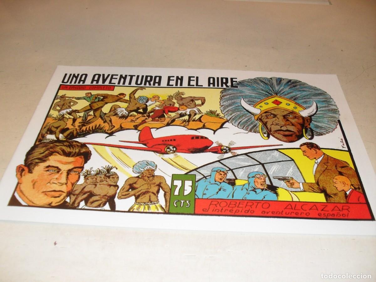 Livros de Banda Desenhada: (FACSIMIL)ROBERTO ALCAZAR 73 UNA AVENTURA EN EL AIRE,(DE 1219).VALENCIANA,1940.DE KIOSKO