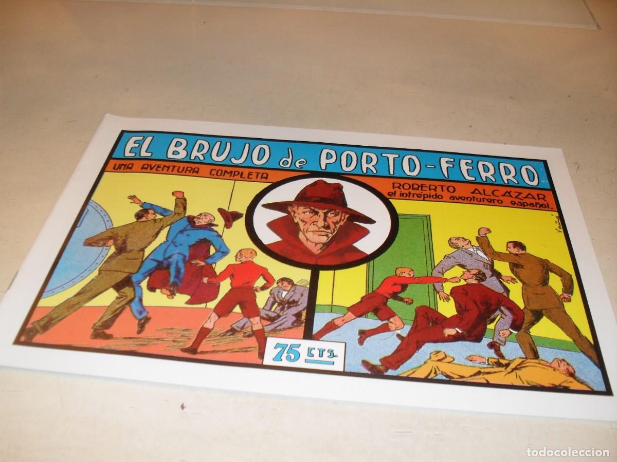 Livros de Banda Desenhada: (FACSIMIL)ROBERTO ALCAZAR 71 EL BRUJO DE PORTO-FERRO,(DE 1219).VALENCIANA,1940.DE KIOSKO
