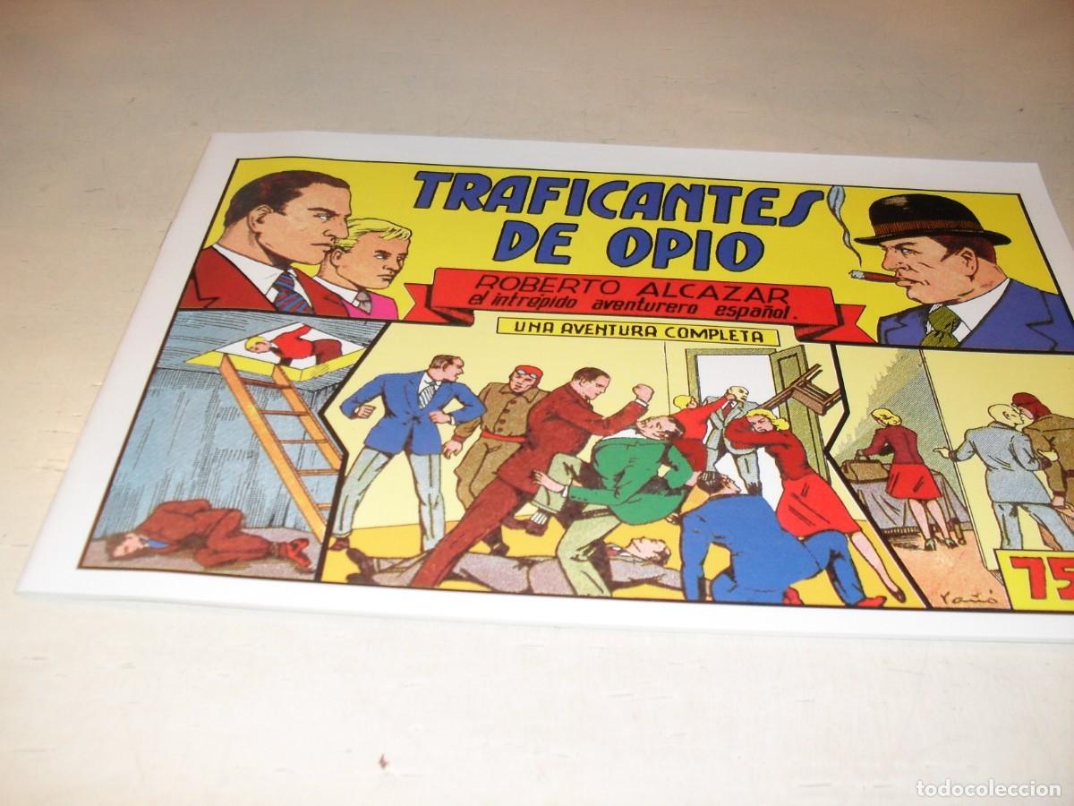 Livros de Banda Desenhada: (FACSIMIL)ROBERTO ALCAZAR 66 TRAFICANTES DE OPIO,(DE 1219).VALENCIANA,1940.DE KIOSKO