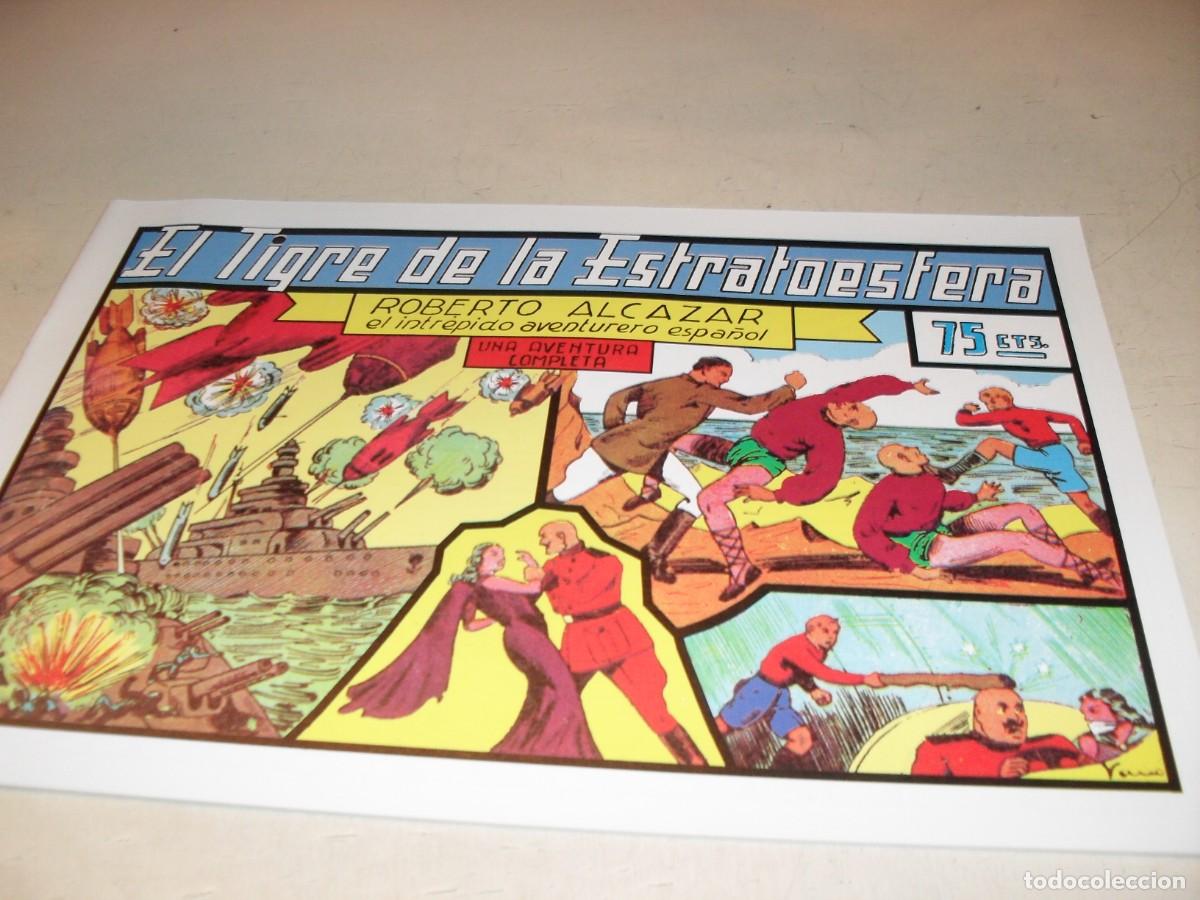 Livros de Banda Desenhada: (FACSIMIL)ROBERTO ALCAZAR 65 EL TIGRE DE LA ESTRATOESFERA,(DE 1219).VALENCIANA,1940.DE KIOSKO