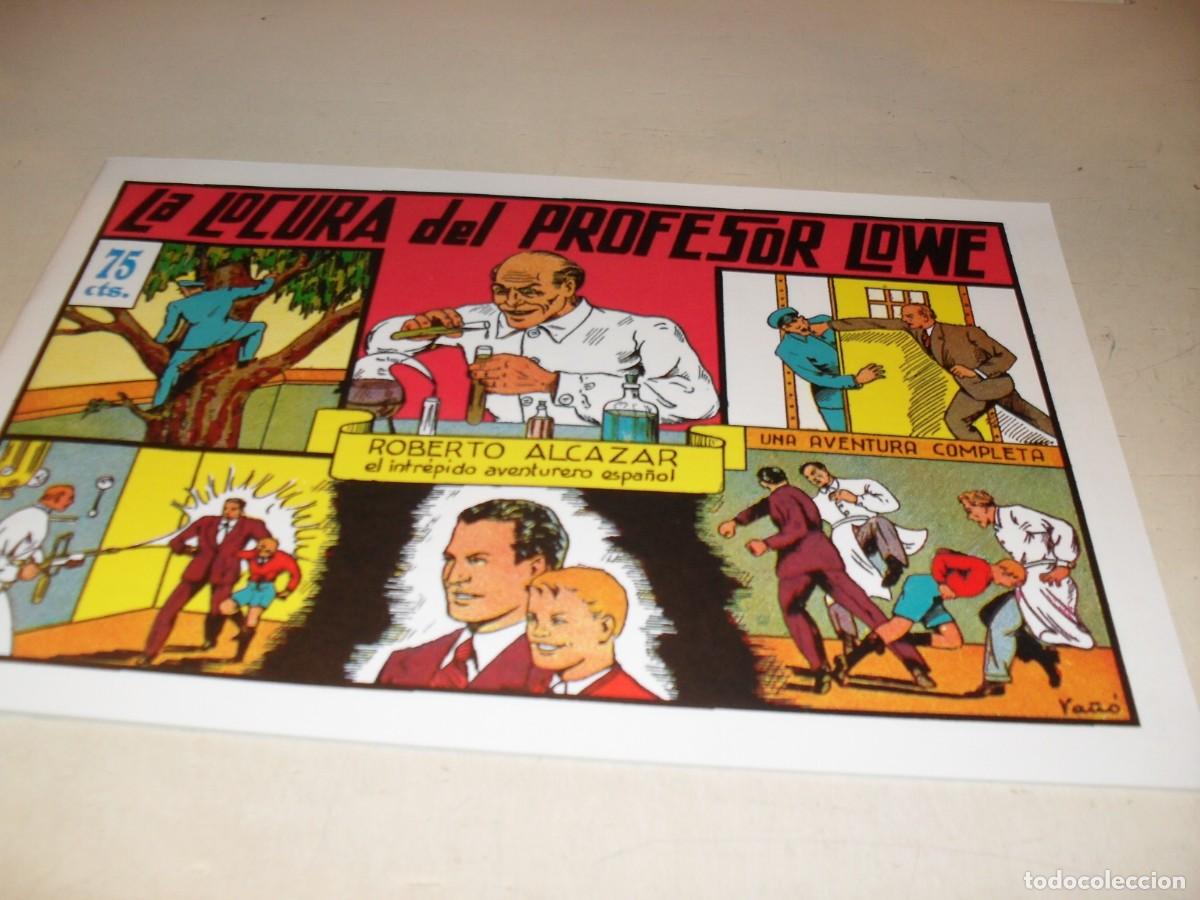 Livros de Banda Desenhada: (FACSIMIL)ROBERTO ALCAZAR 63 LA LOCURA DEL PROFESOR LOWE,(DE 1219).VALENCIANA,1940.DE KIOSKO