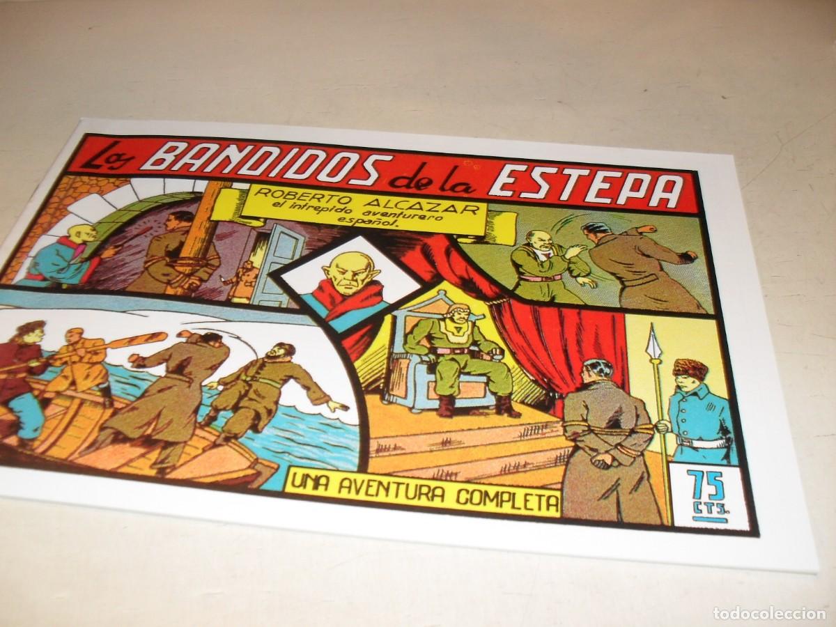 Livros de Banda Desenhada: (FACSIMIL)ROBERTO ALCAZAR 57 LOS BANDIDOS DE LA ESTEPA,(DE 1219).VALENCIANA,1940.DE KIOSKO