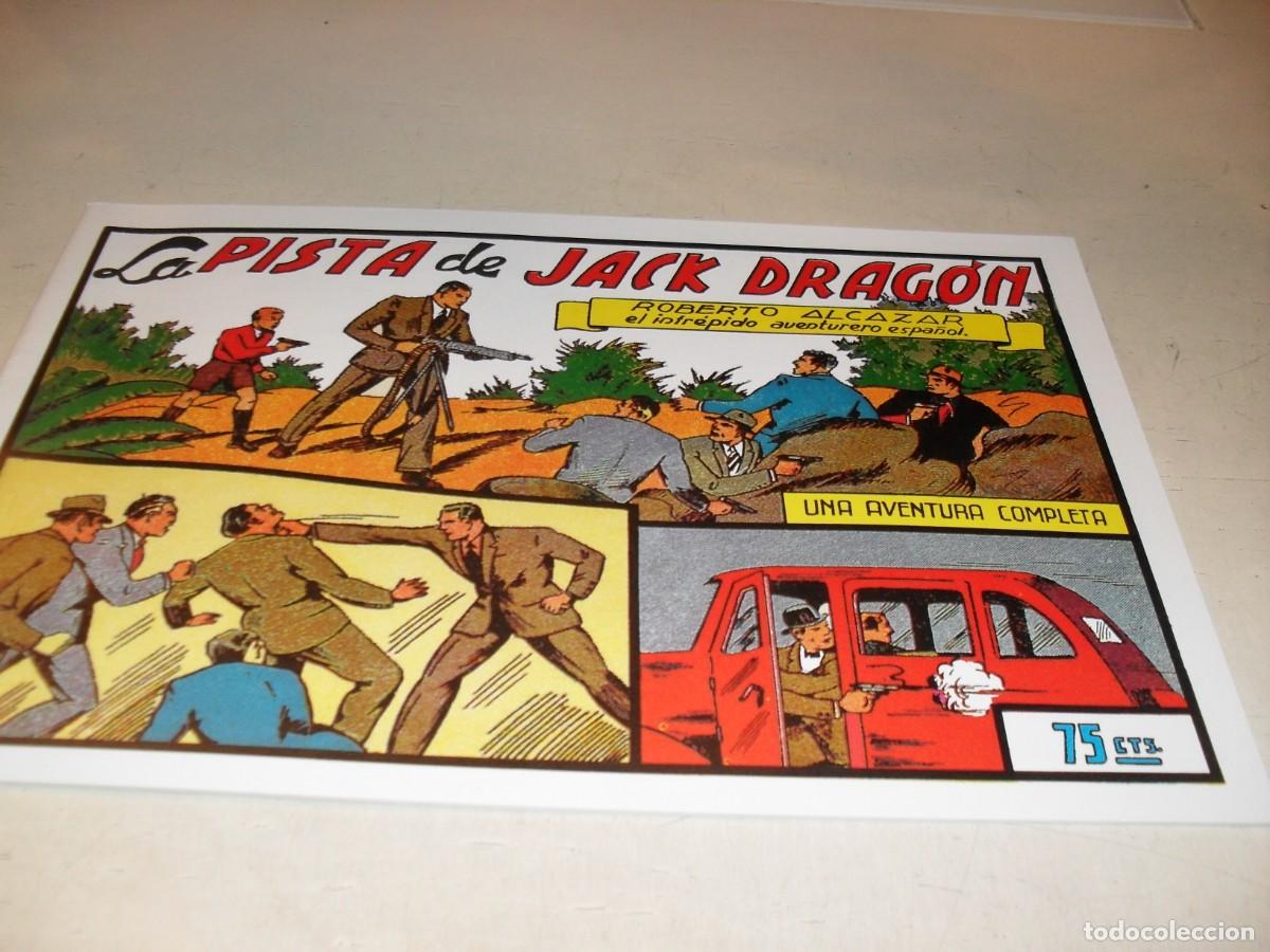 Livros de Banda Desenhada: (FACSIMIL)ROBERTO ALCAZAR 56 LA &Igrave;STA DE JACK DRAGON,(DE 1219).VALENCIANA,1940.DE KIOSKO