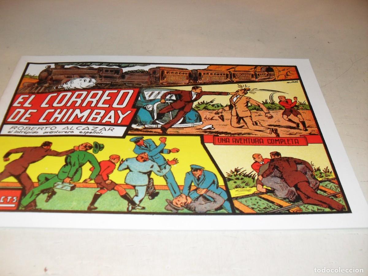 Livros de Banda Desenhada: (FACSIMIL)ROBERTO ALCAZAR 52 EL CORREO DE CHIMBAY,(DE 1219).VALENCIANA,1940.DE KIOSKO